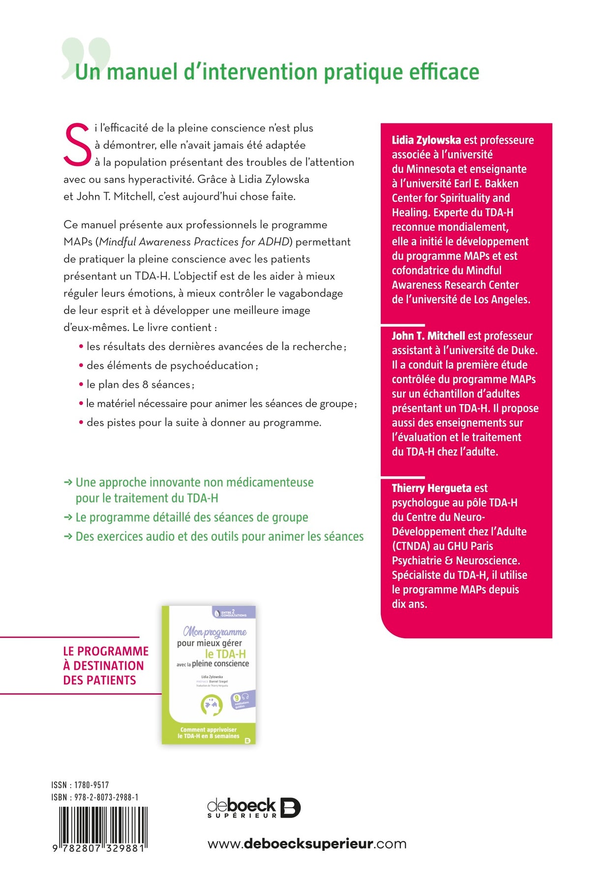 Livre Comment traiter le TDA-H grâce à la pleine conscience ?