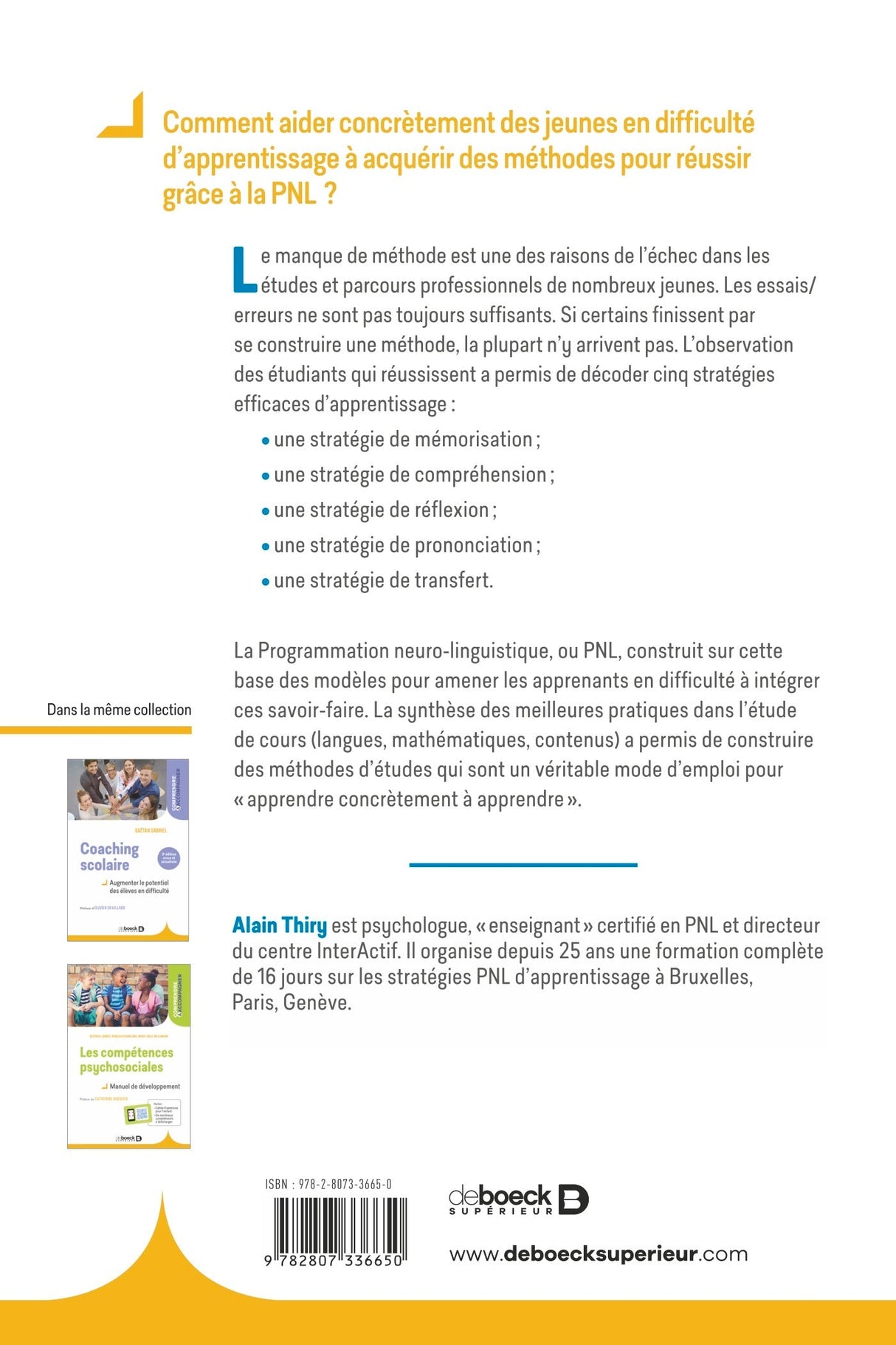 Livre Ça y est, j'ai compris ! La PNL au service des apprentissages