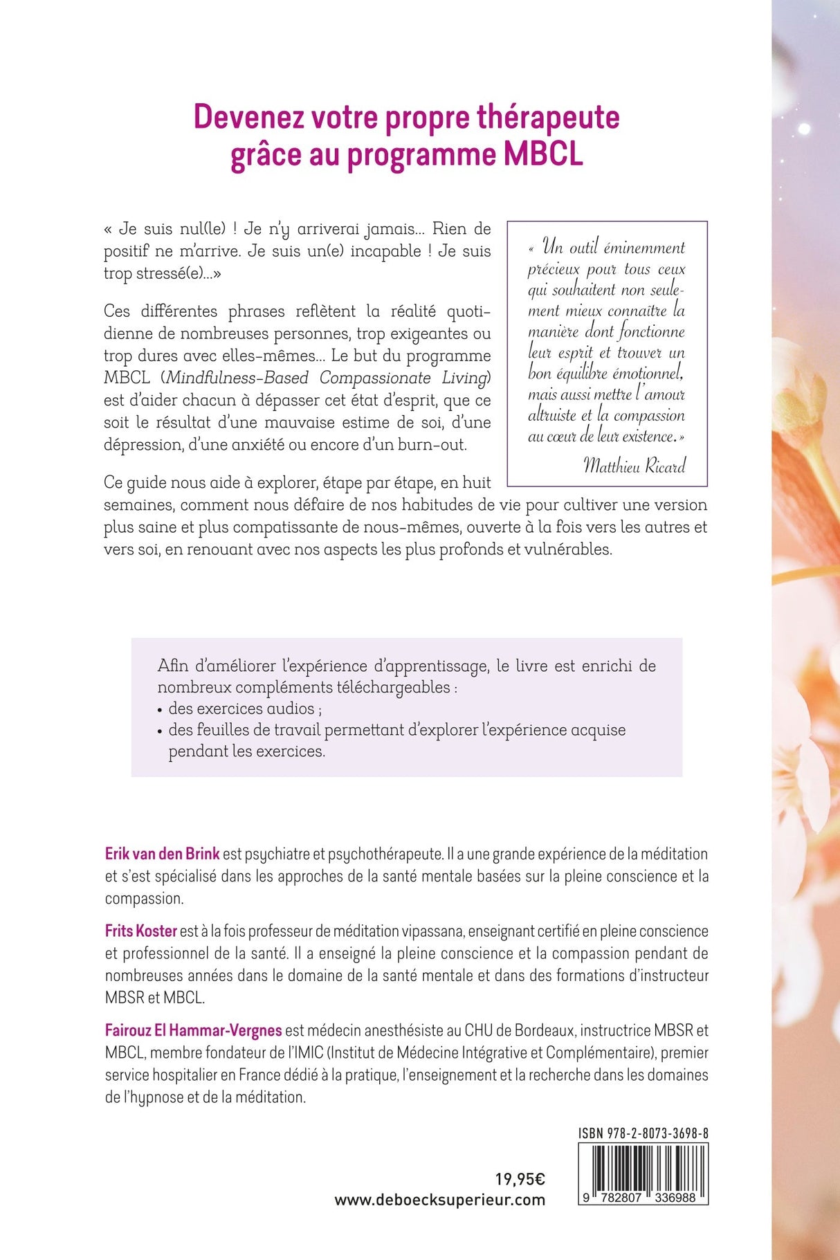 Livre Le défi de la compassion : vivre avec cœur