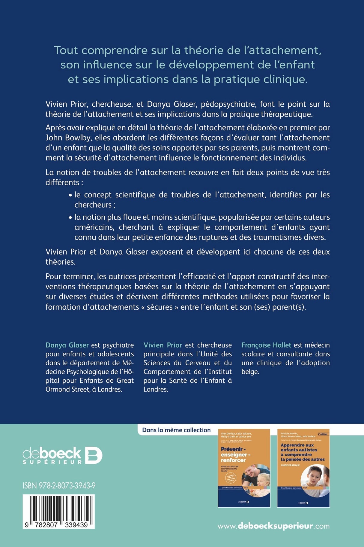 Livre Comprendre l'attachement et ses troubles