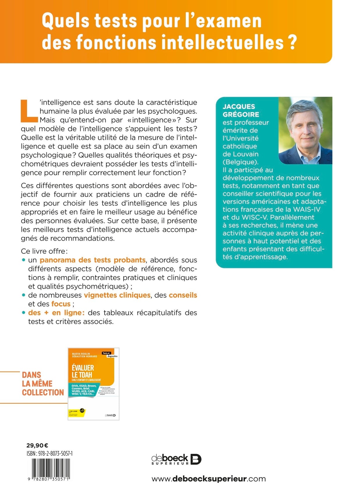 Livre Évaluer l'intelligence