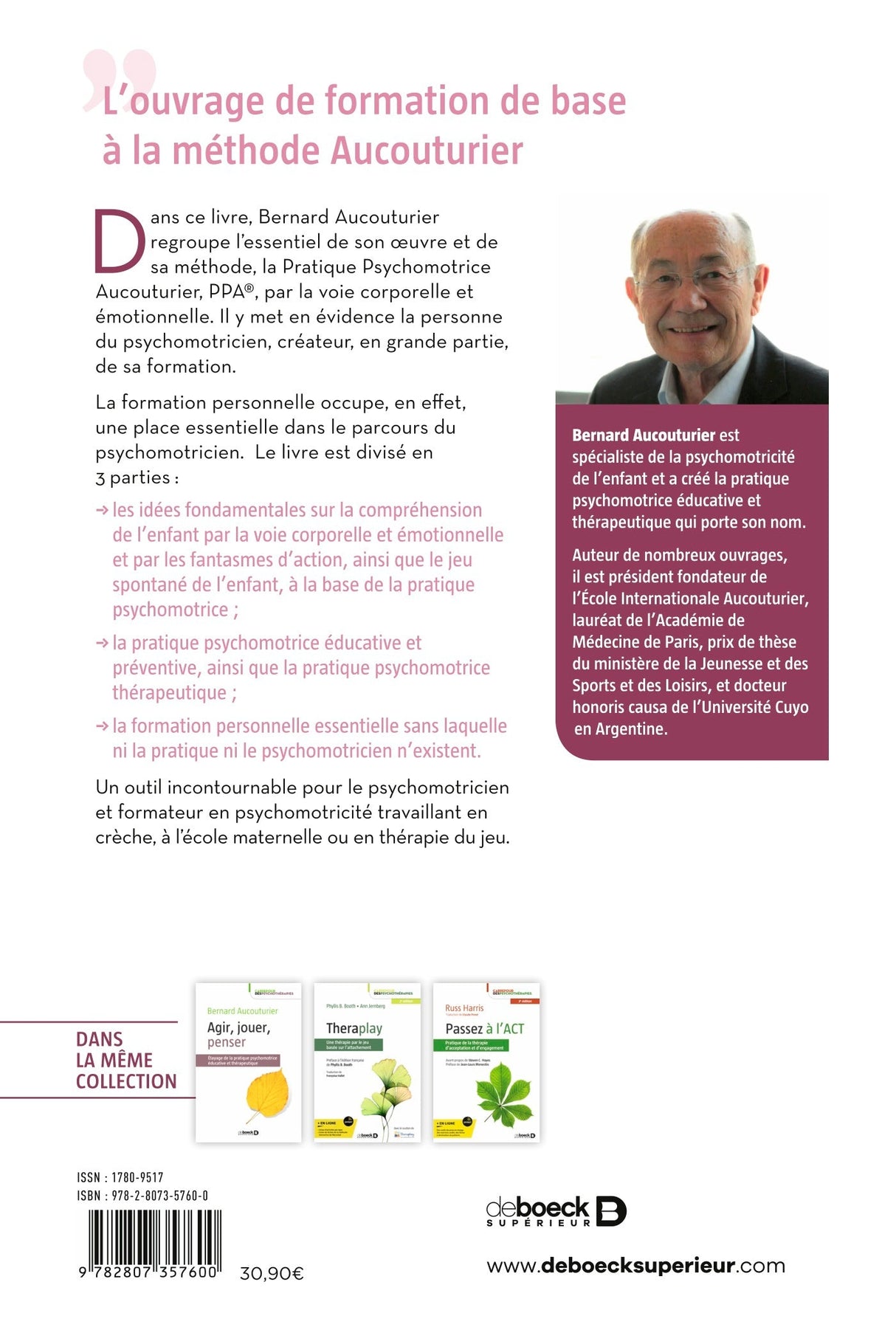 Livre La Pratique Psychomotrice Aucouturier