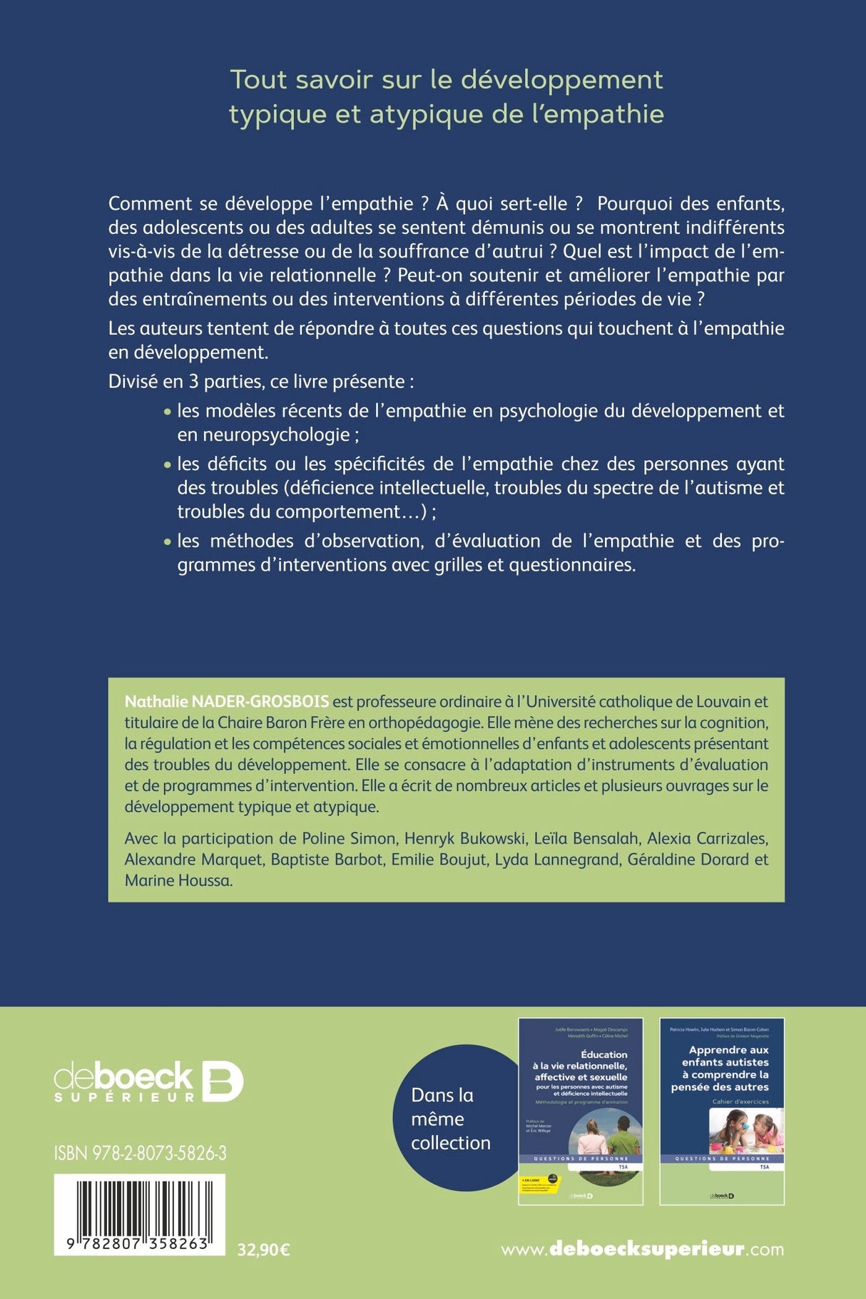 Livre L’empathie en développement