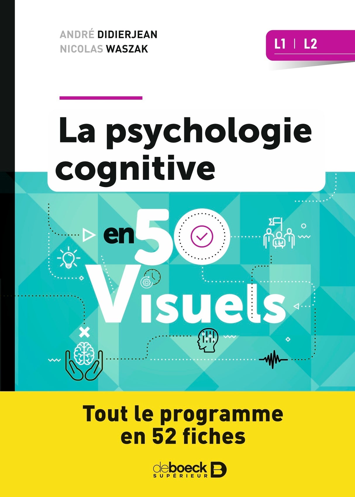 Psychologie cognitive en 50 visuels - Licences 1 et 2