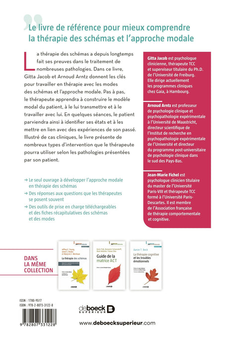 Livre La thérapie des schémas en pratique