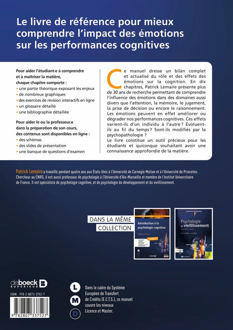 Livre Émotion et cognition