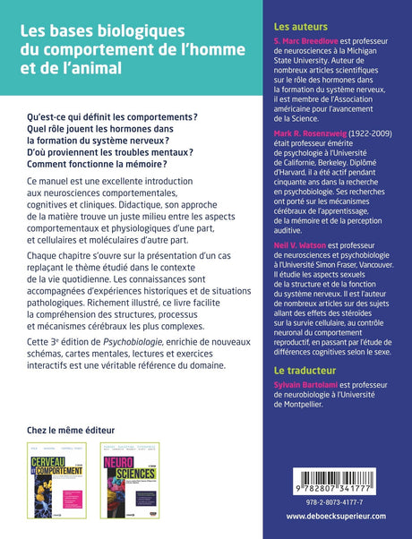 Livre Psychobiologie