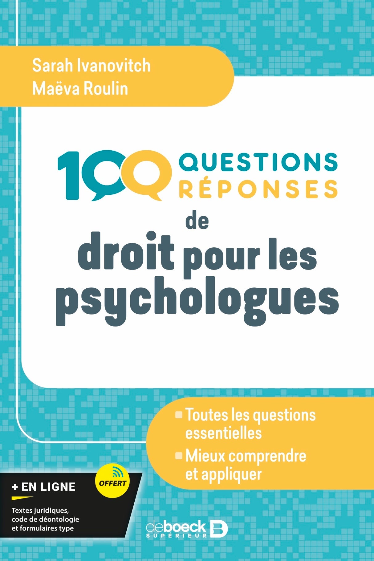 100 questions-réponses de droit pour les psychologues